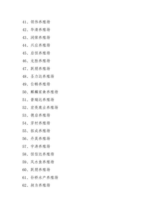 畜牧业养殖公司起名字大全（畜牧业养殖公司起名字大全四个字）