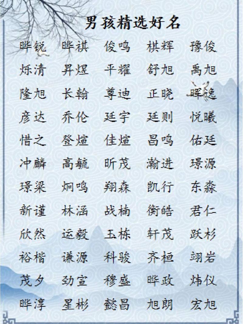 恒起名字男名字大全（恒字取男孩名）