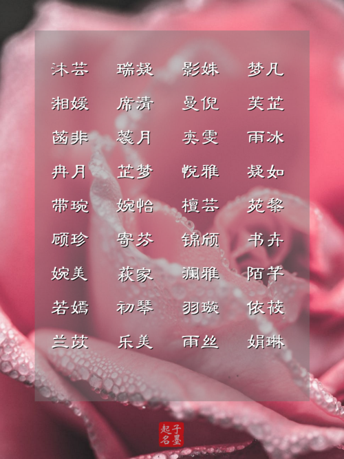 起名字诗句女宝宝取名（起名字诗句女孩）