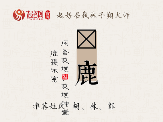 给鹿宝宝起名字（给鹿取名字）