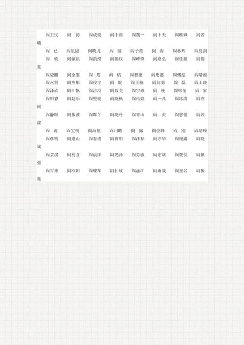 姓闫起名男孩名字大全（姓闫男孩取名要洋气大全）