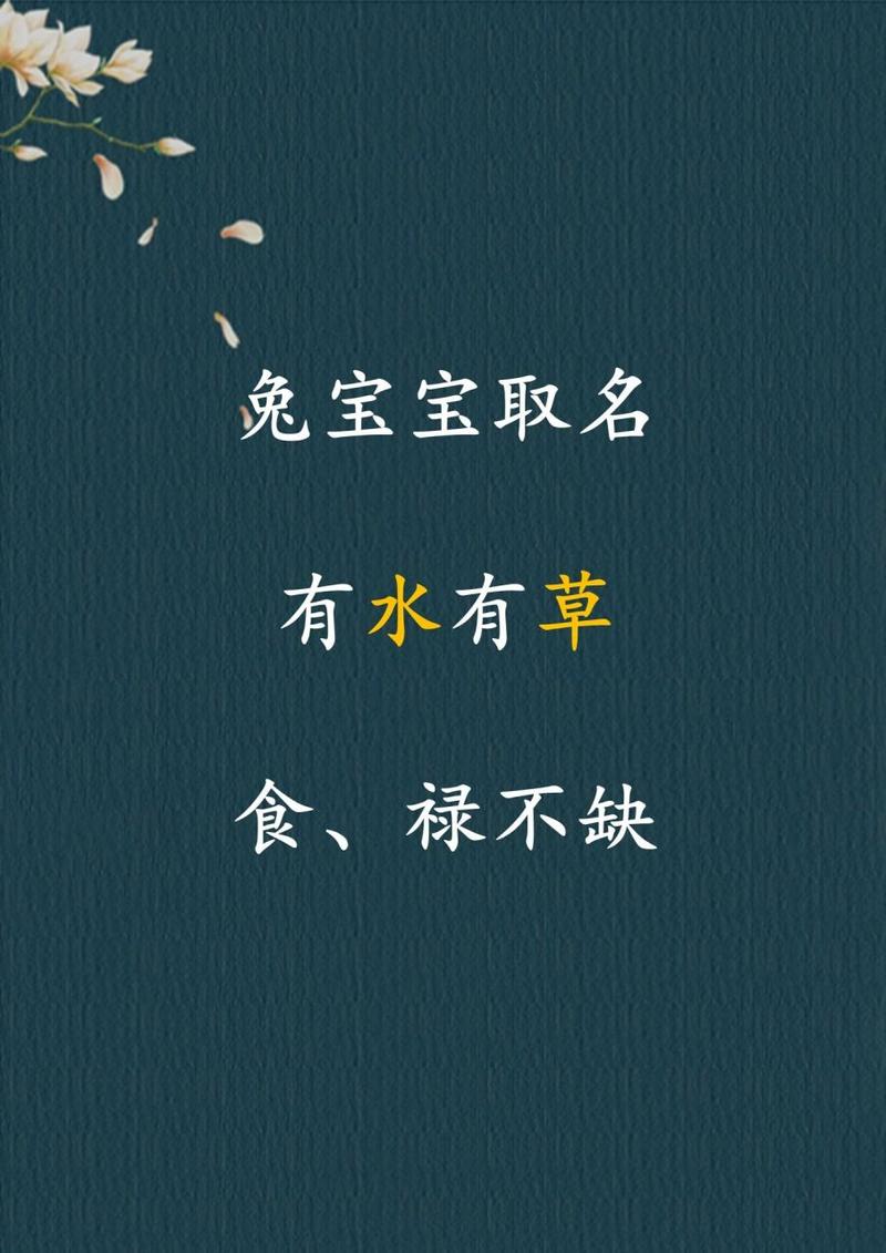 水兔宝宝怎么起名字（水兔宝宝起名字带什么好）