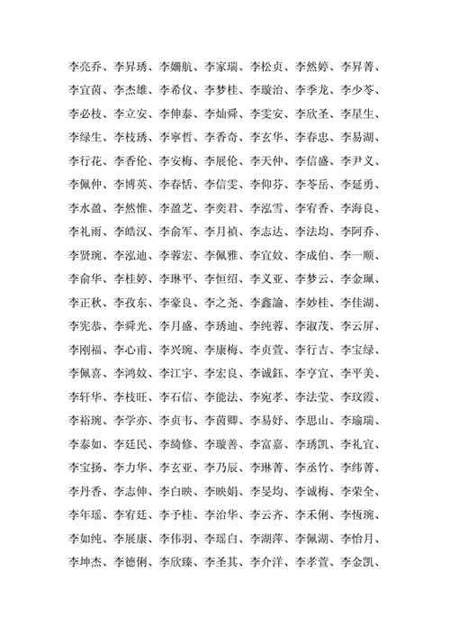 给猪宝宝起名字大全姓李（猪年男宝宝名字姓李）