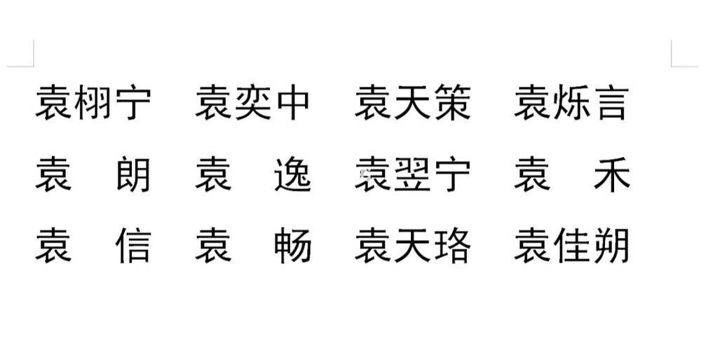 袁氏起名男孩名字大全（袁氏男宝宝取名）