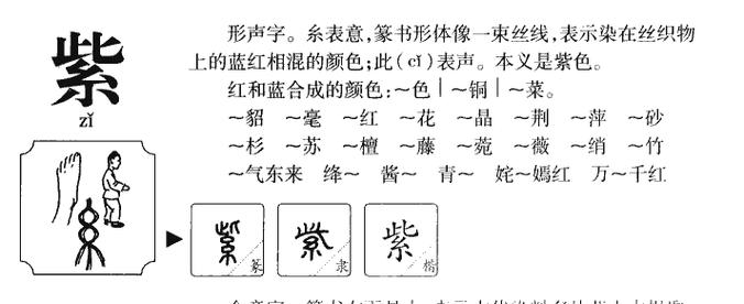 紫字店铺起名大全四个字（用紫字起个商标名）