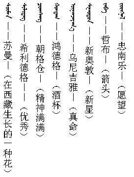 蒙古起名男孩的名字大全（蒙古起名男孩的名字大全三个字）