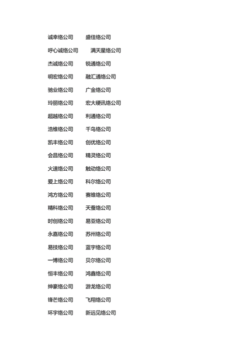 互联网公司起名字查询（互联网企业公司名字大全）