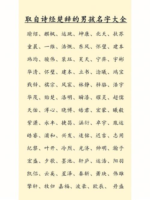 起名字大全凡字（起名字大全凡字男孩）