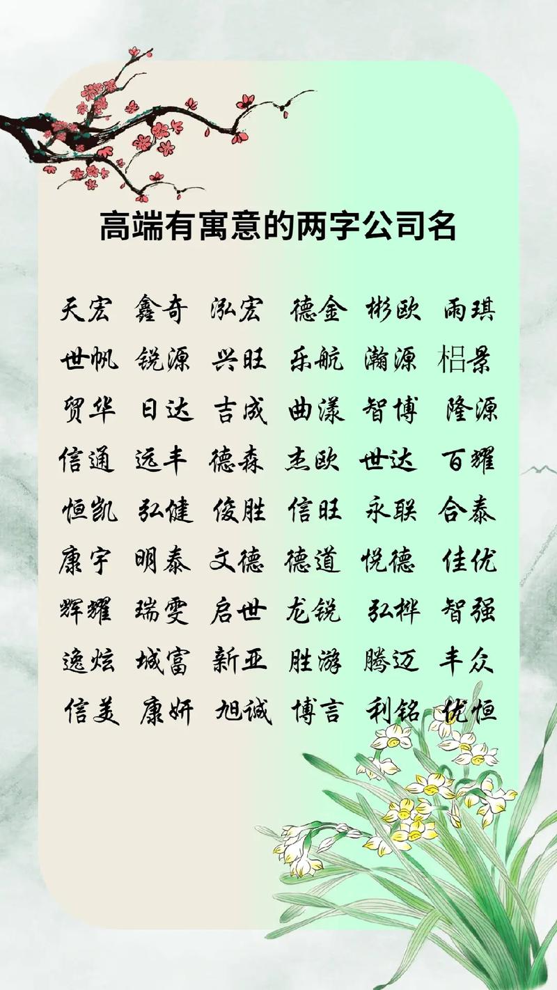 给公司起名字合适吗（我想给公司起名字有没有参考的）