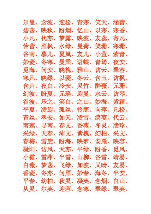 起名字大全解释（起名字参考大全）