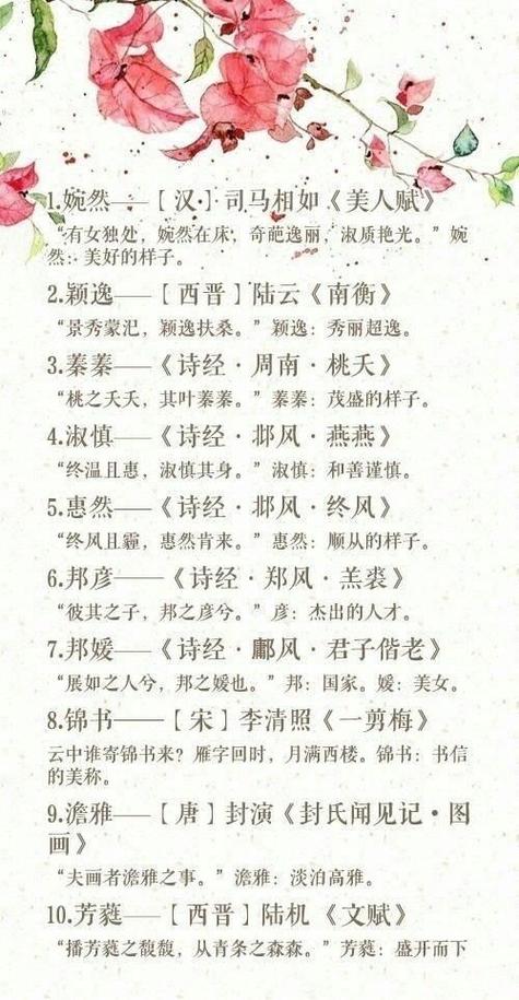 男孩儿起名取名字大全诗经（男孩儿起名取名字大全诗经寓意）