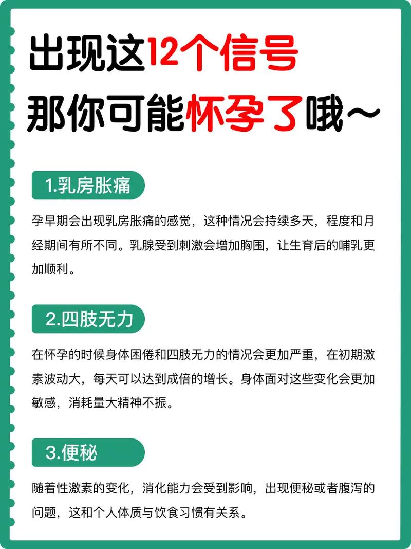 怀孕初期症状_怀孕初期症状有哪些1-7天