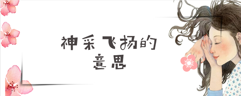 神采飞扬的意思_神采飞扬的意思形容什么