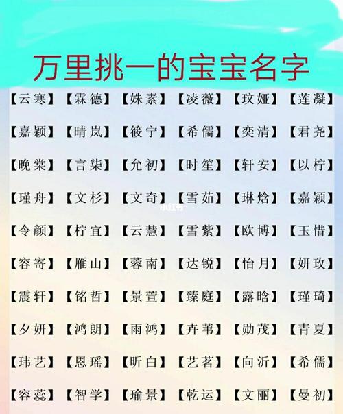 八字喜用神水木的女宝宝名字_八字喜用神水木的女宝宝名字有哪些