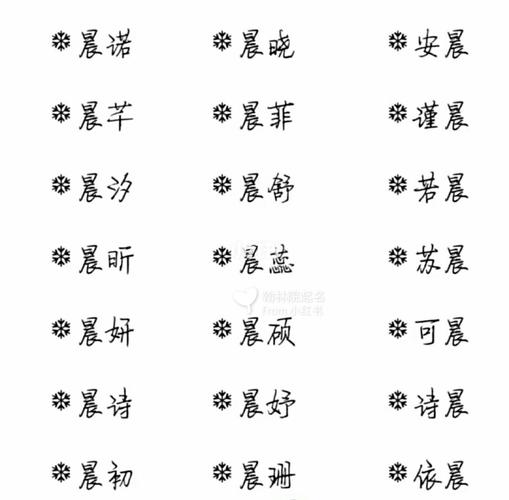 晨字公司取名_晨字公司取名字大全