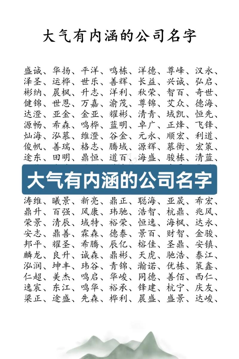 大气带强字的公司名字_大气带强字的公司名字大全