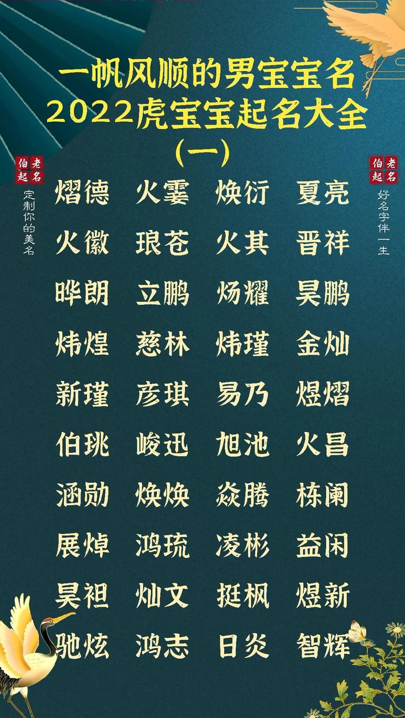 虎宝宝带木的男孩名字大全_虎宝宝带木的男孩名字大全四个字