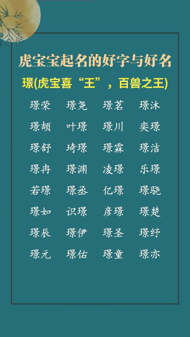 虎宝宝名字打分_虎宝宝取名打分