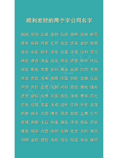 顺字起公司名字_顺字起公司名字大全