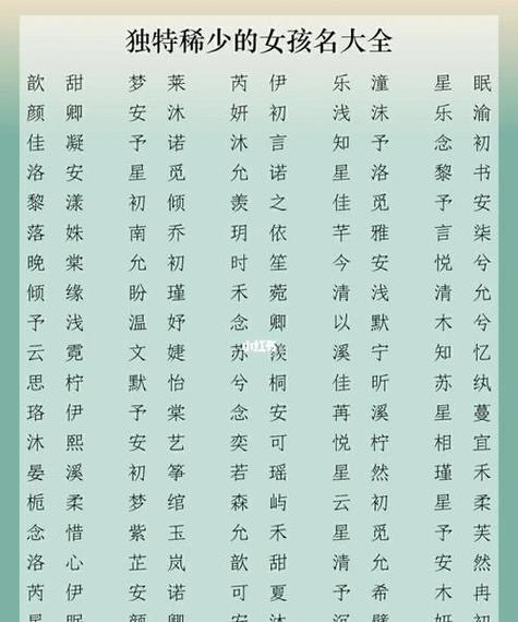 段名字女孩名字大全_段起名字大全女孩名字