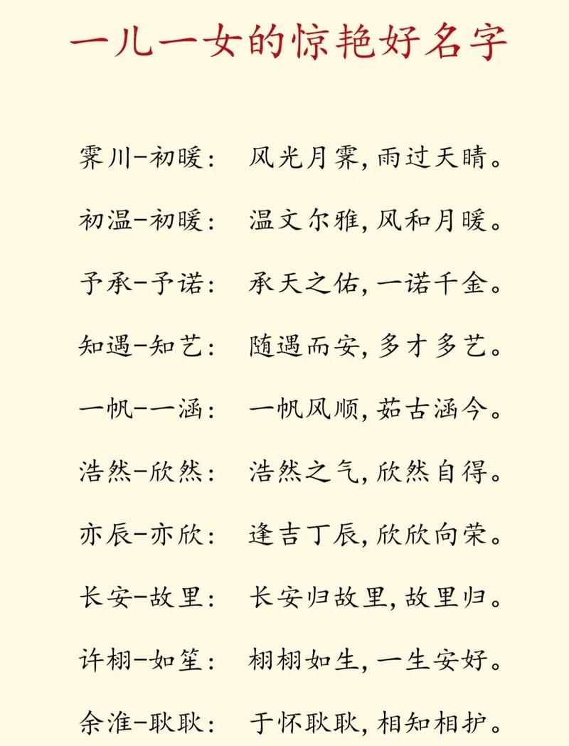 古诗给孩子取名字大全_古诗给孩子取名字大全集