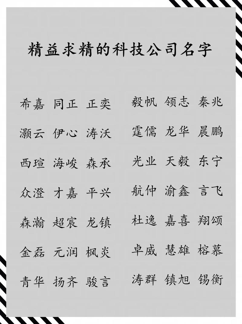 科技公司名字大全洋气_科技公司名字大全洋气三个字