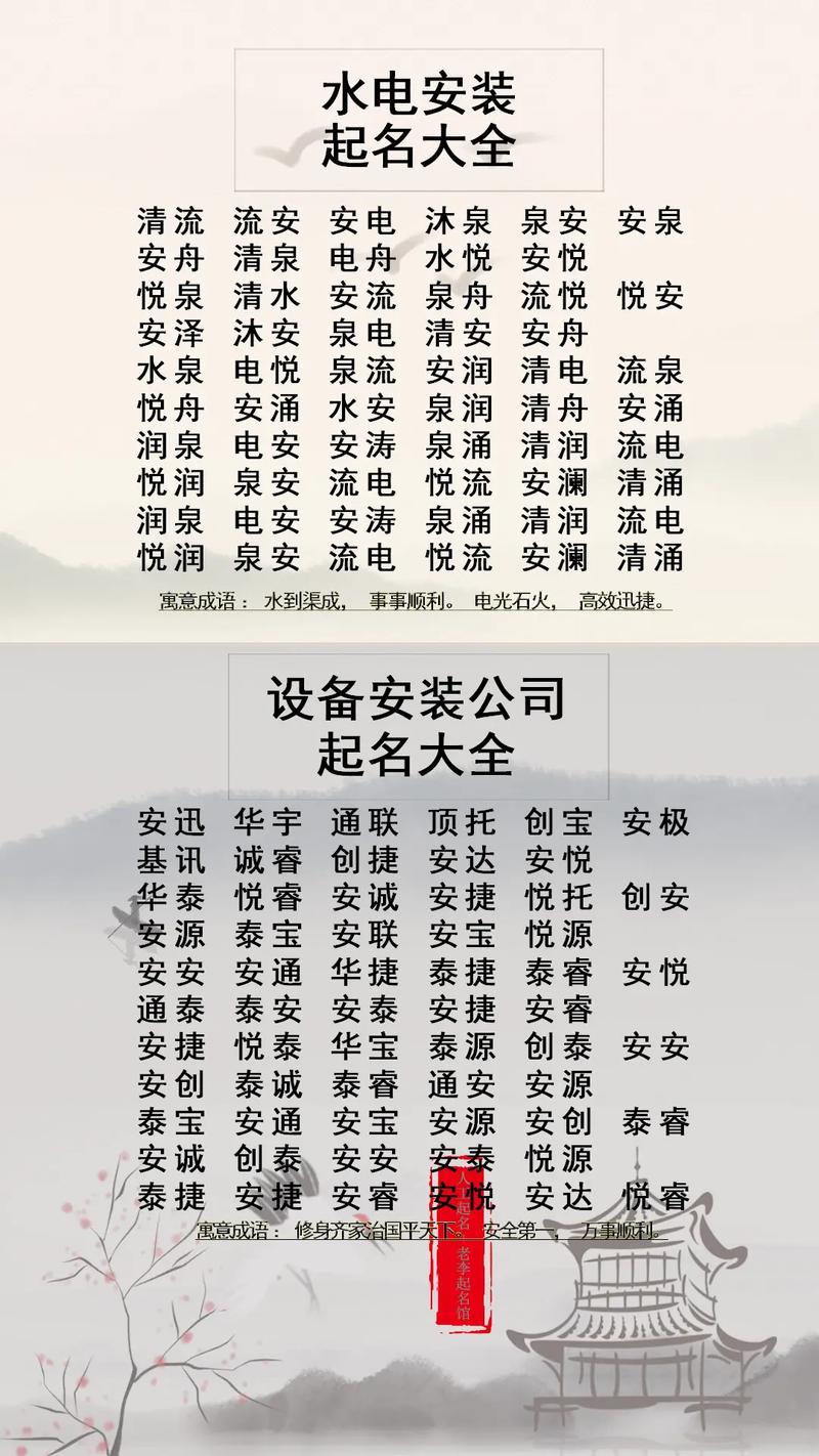 给公司名字_给公司名字免费测试