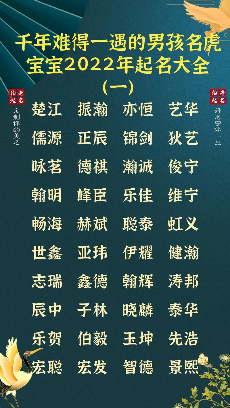 2021男孩名字库_2021男孩名字库大全集免费