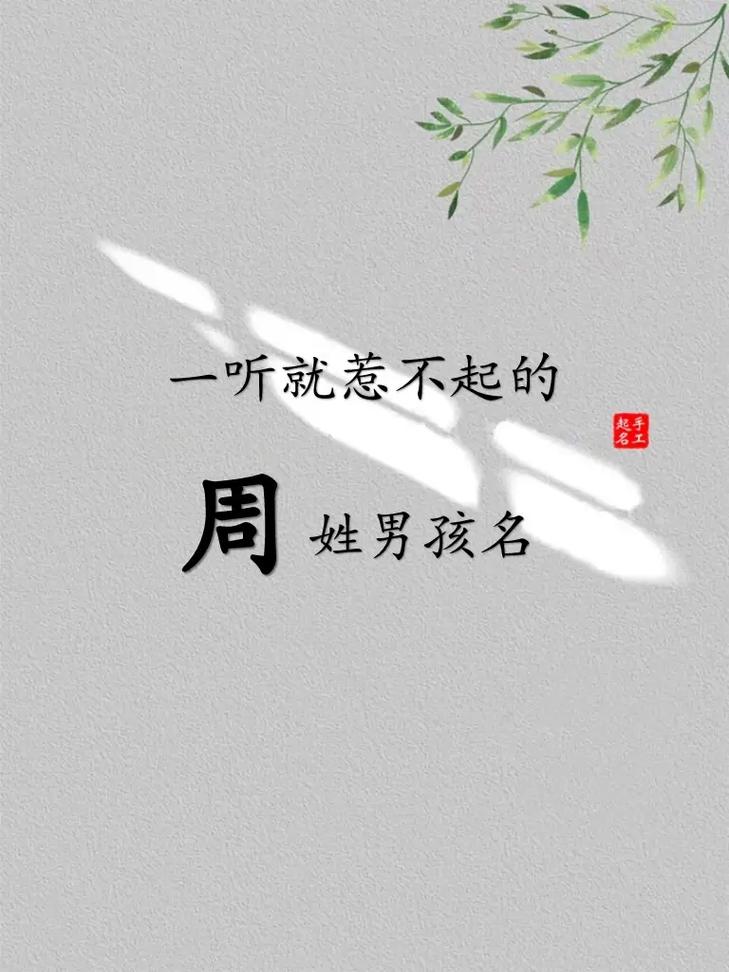 2023兔年周姓男孩名字_2023兔年周姓男孩名字有水有草