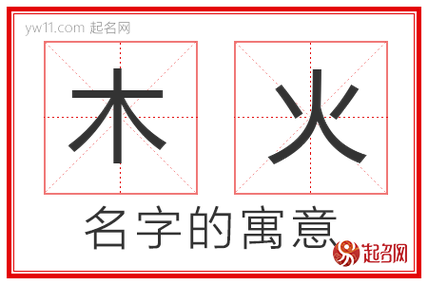 带木或者火寓意的公司名称_带木或者火寓意的公司名称大全