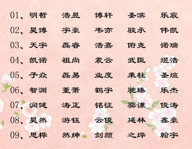 给小侄子起名字大全_给小侄子起名字大全女孩