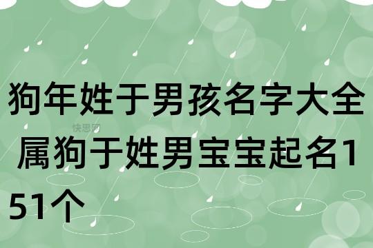 起名字大全属狗的男孩_起名字大全属狗的男孩子