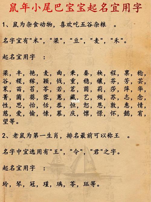 鼠年猪年宝宝起名字宜忌_鼠年猪年宝宝起名字宜忌是什么