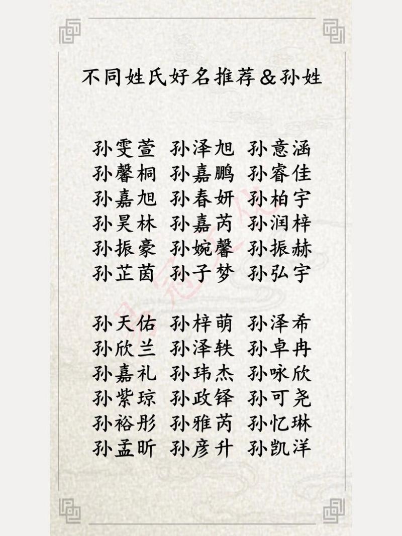 小宝宝起名字女孩姓孙好吗_小宝宝起名字女孩姓孙好吗怎么取