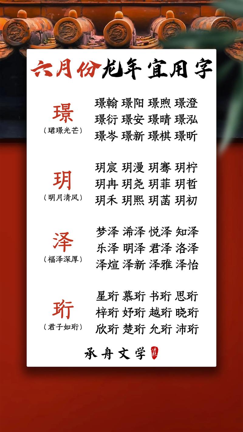 6个月起名字大全_六个月名字