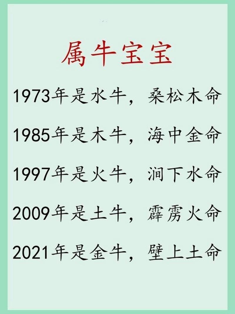 五行缺木和属牛宝宝起名字_五行缺木和属牛宝宝起名字大全