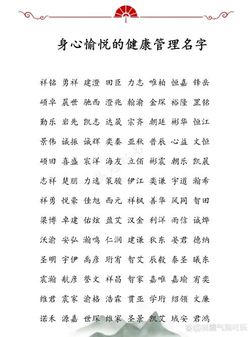 亚健康管理公司起名字_亚健康管理公司起名字怎么起