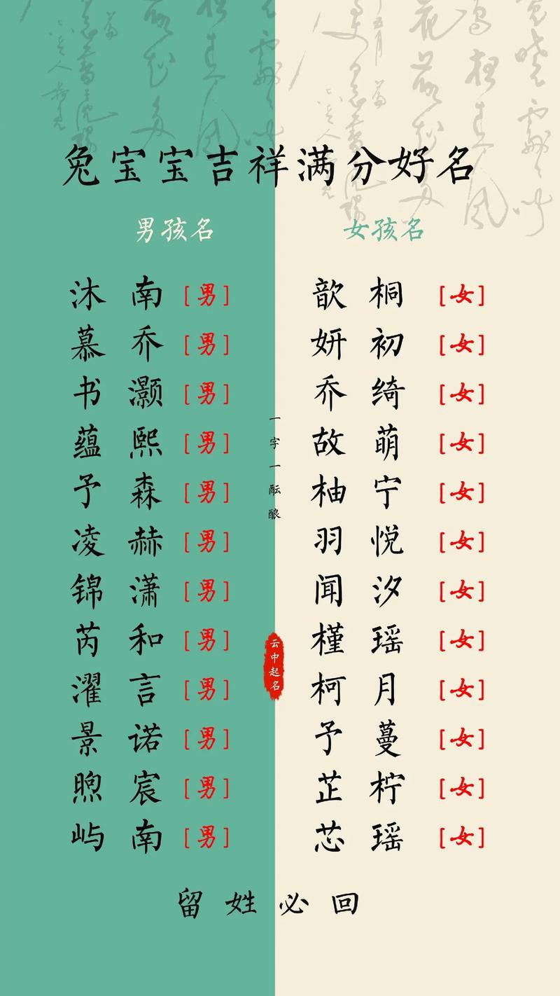 宝宝起名字兔宝宝_宝宝起名字兔宝宝好吗