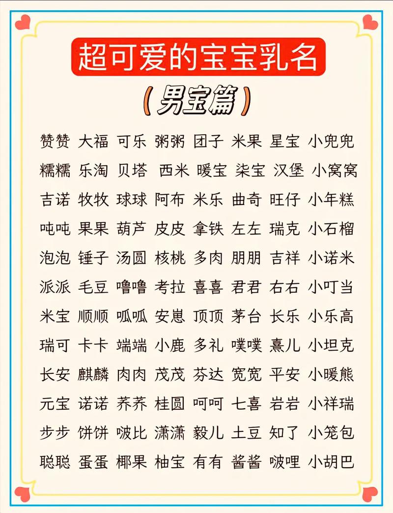 男宝宝宝起名字_男宝宝名字起名